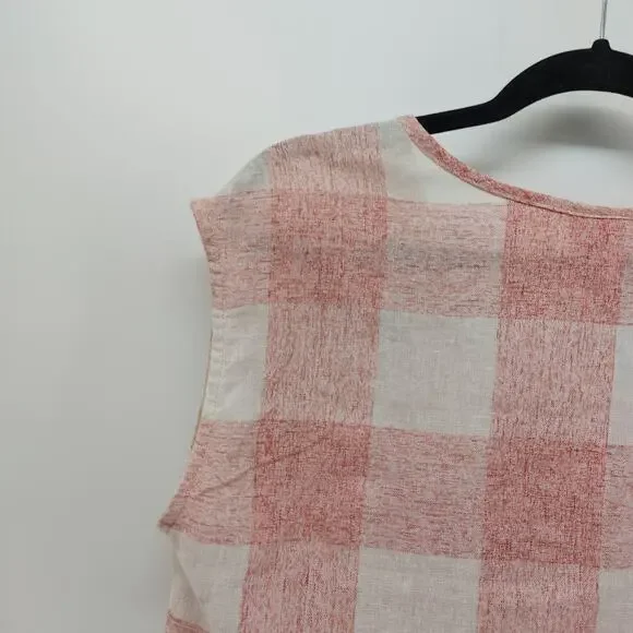 Shyanne Women Buffalo Plaid Blouse Red Ivory Size XS Western - Picture 11 of 14